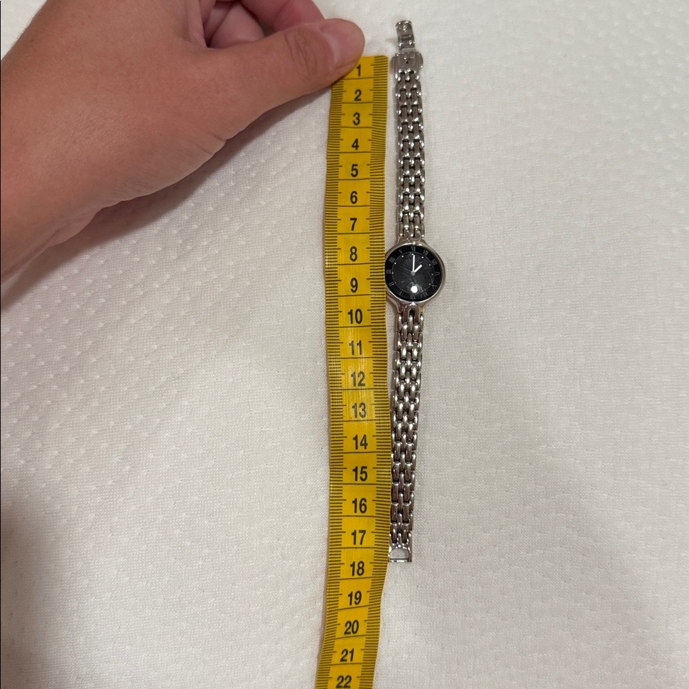 Yves Saint Laurent Black Dial Silver Women's Watch - Picture 9 of 9